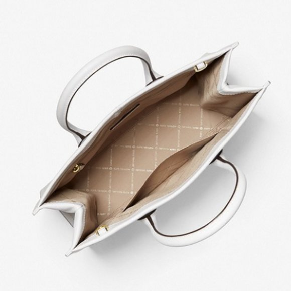 Michael Kors PRIDE Mirella Medium Pebbled Leather Tote Bag - Picture 2 of 4